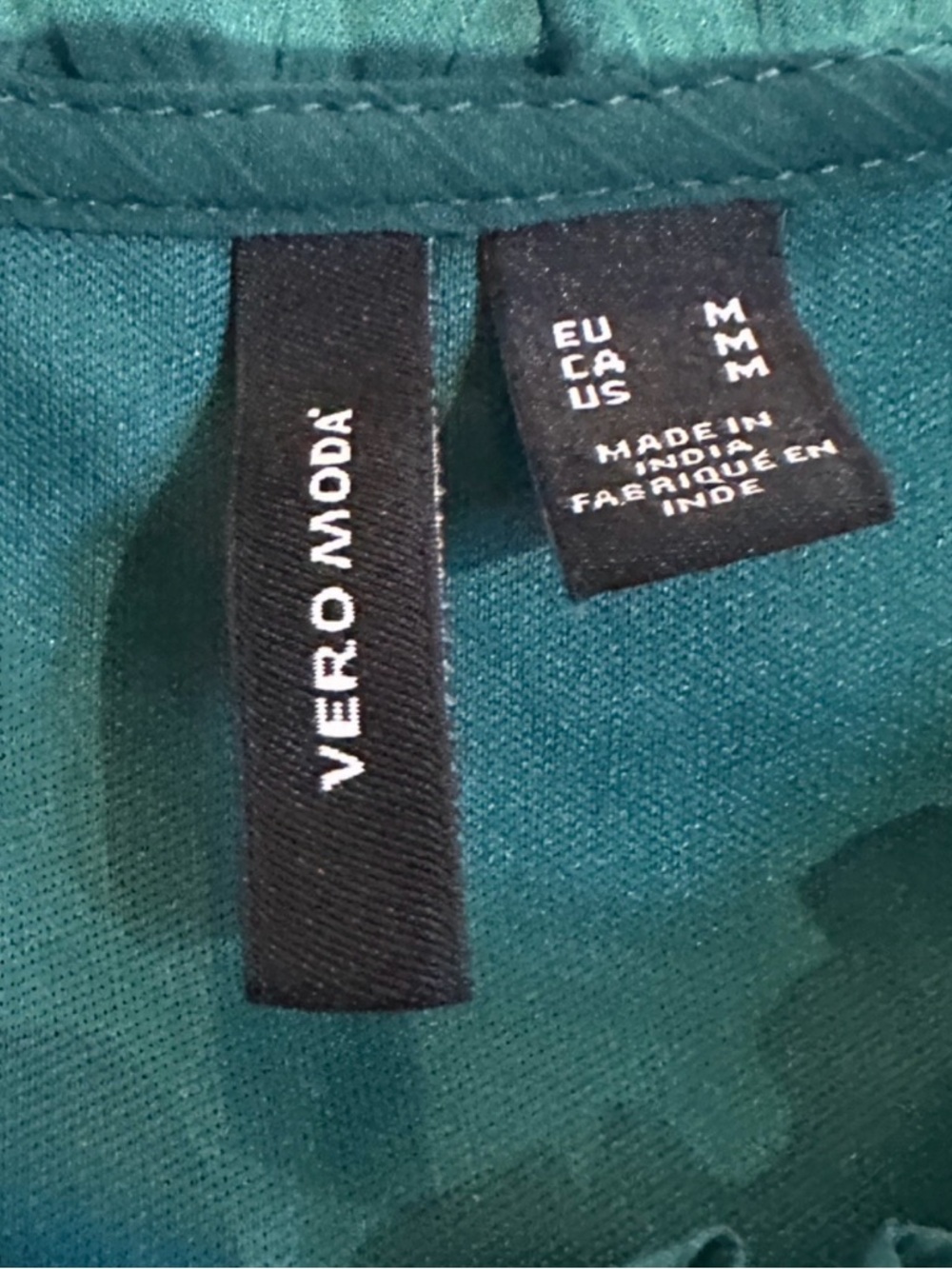 Vero Moda Long Sleeve Ruffle-Neck Dress - Picture 2 of 3